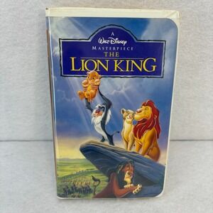 The Lion King VHS Tape Movie Film Collectible Walt Disney (Clamshell)